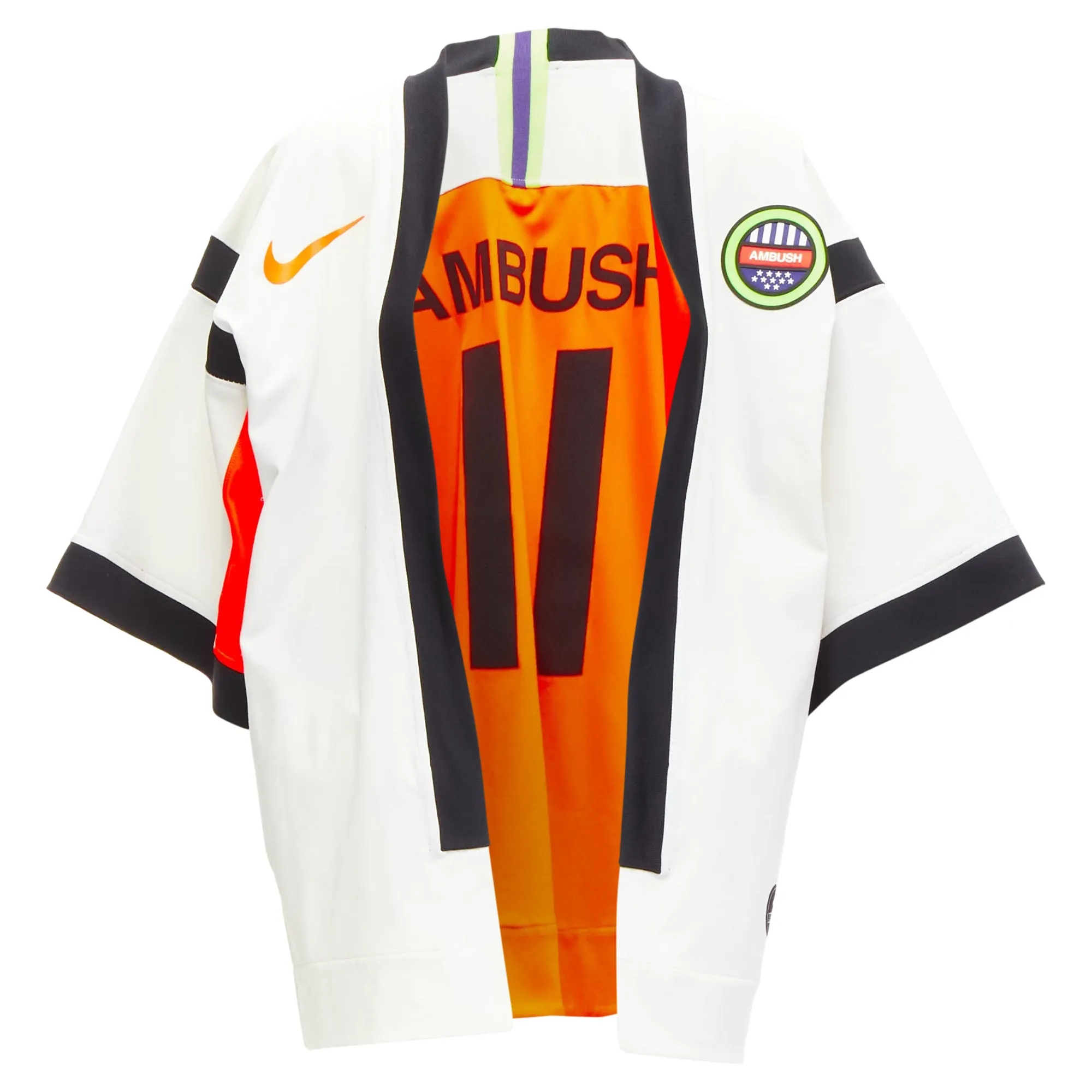 Ambush Nike Lab neon badge kimono football jersey jacket