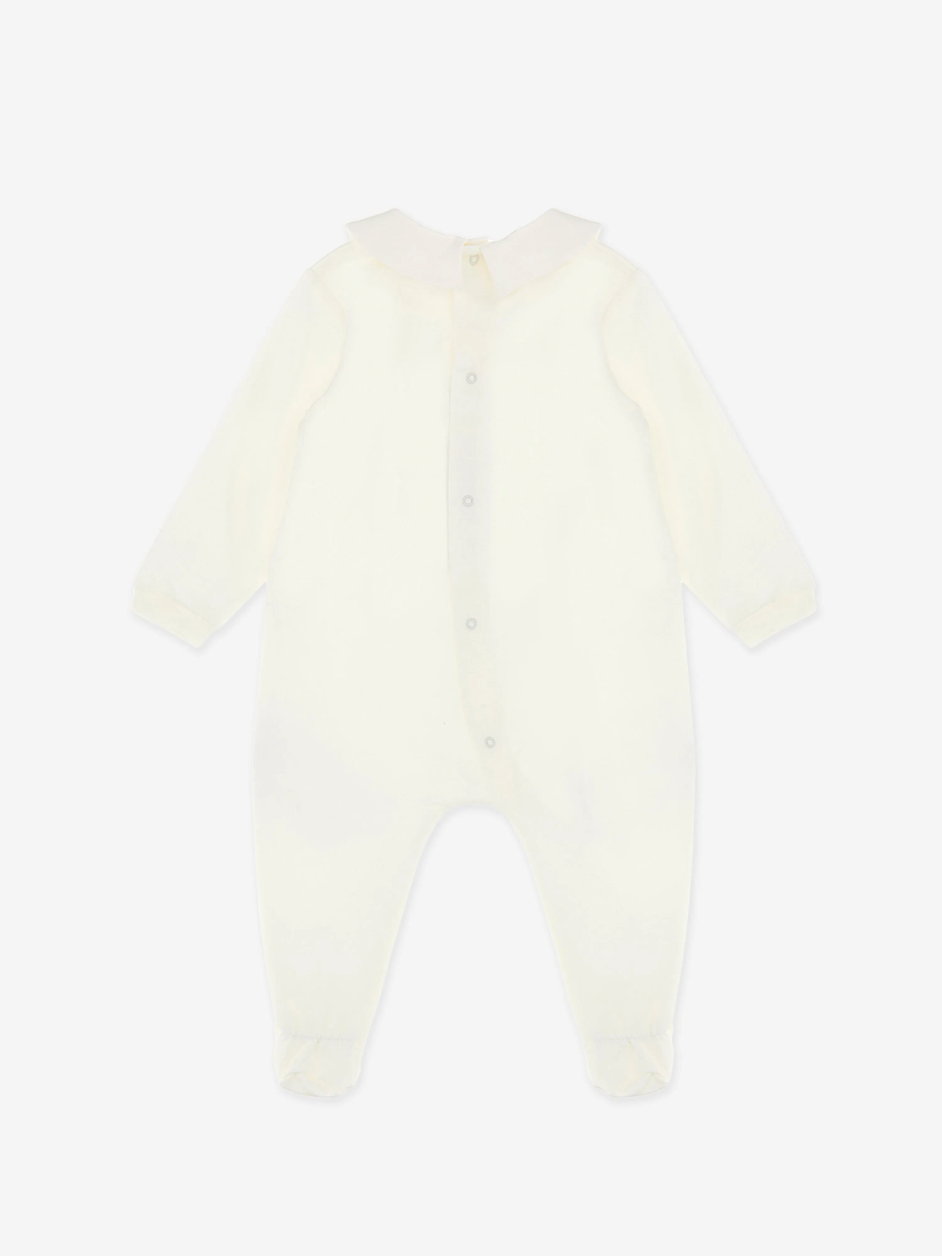 Baby Bear Logo Babygrow Set in Ivory