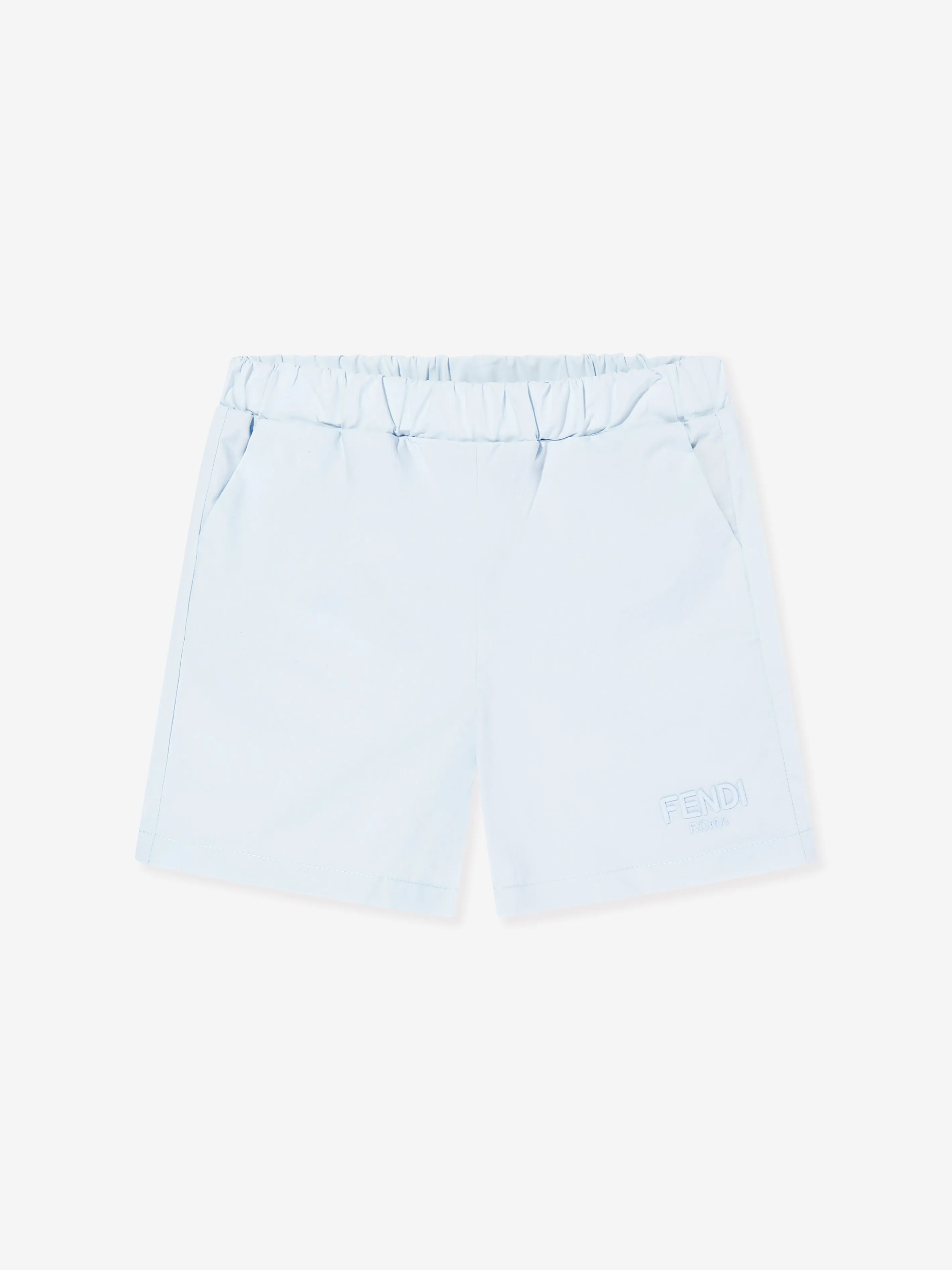 Baby Boys Logo Shorts in Blue