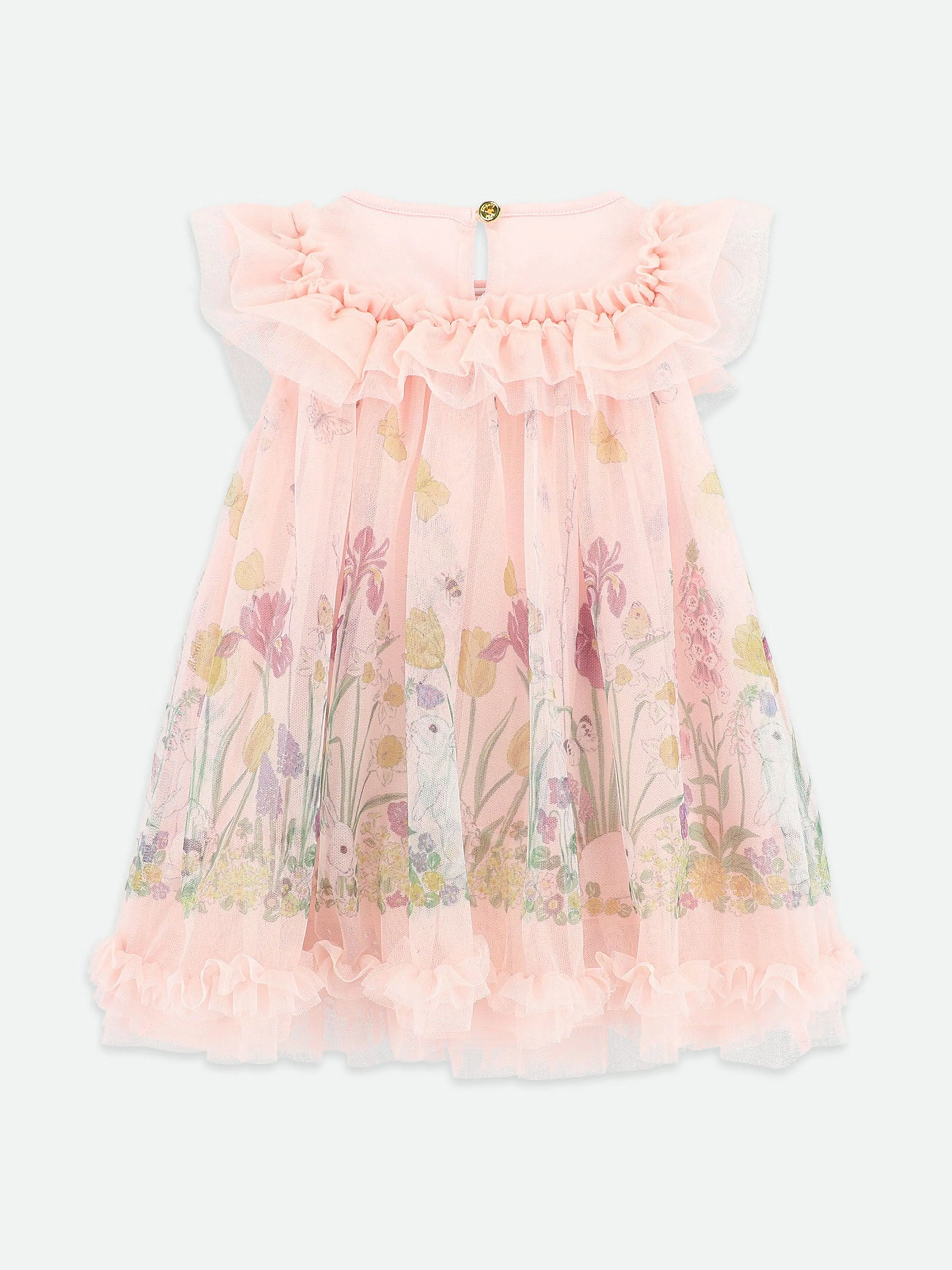 Baby Girls Dominique Bunny Dress in Pink