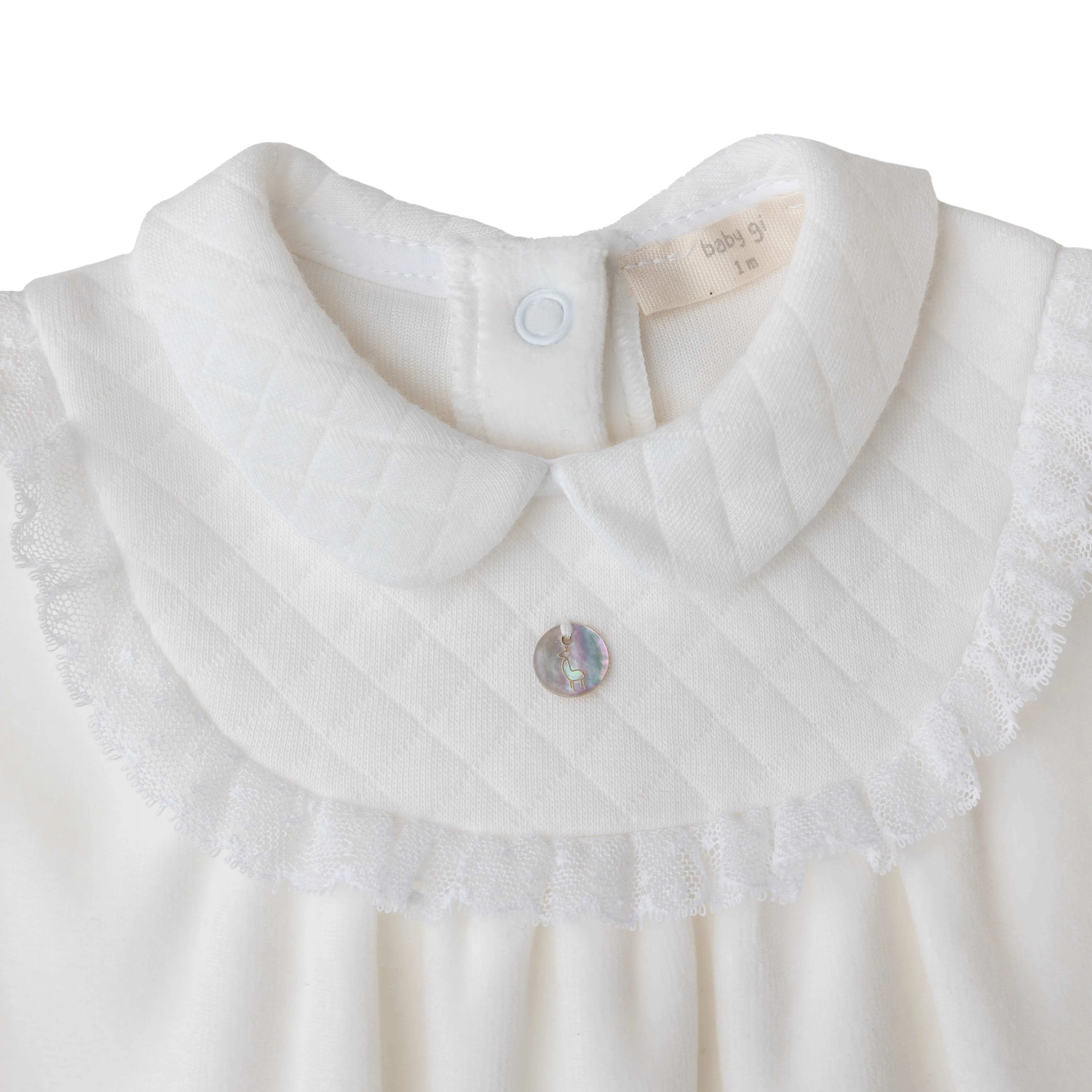 Baby Girls White Babygrow