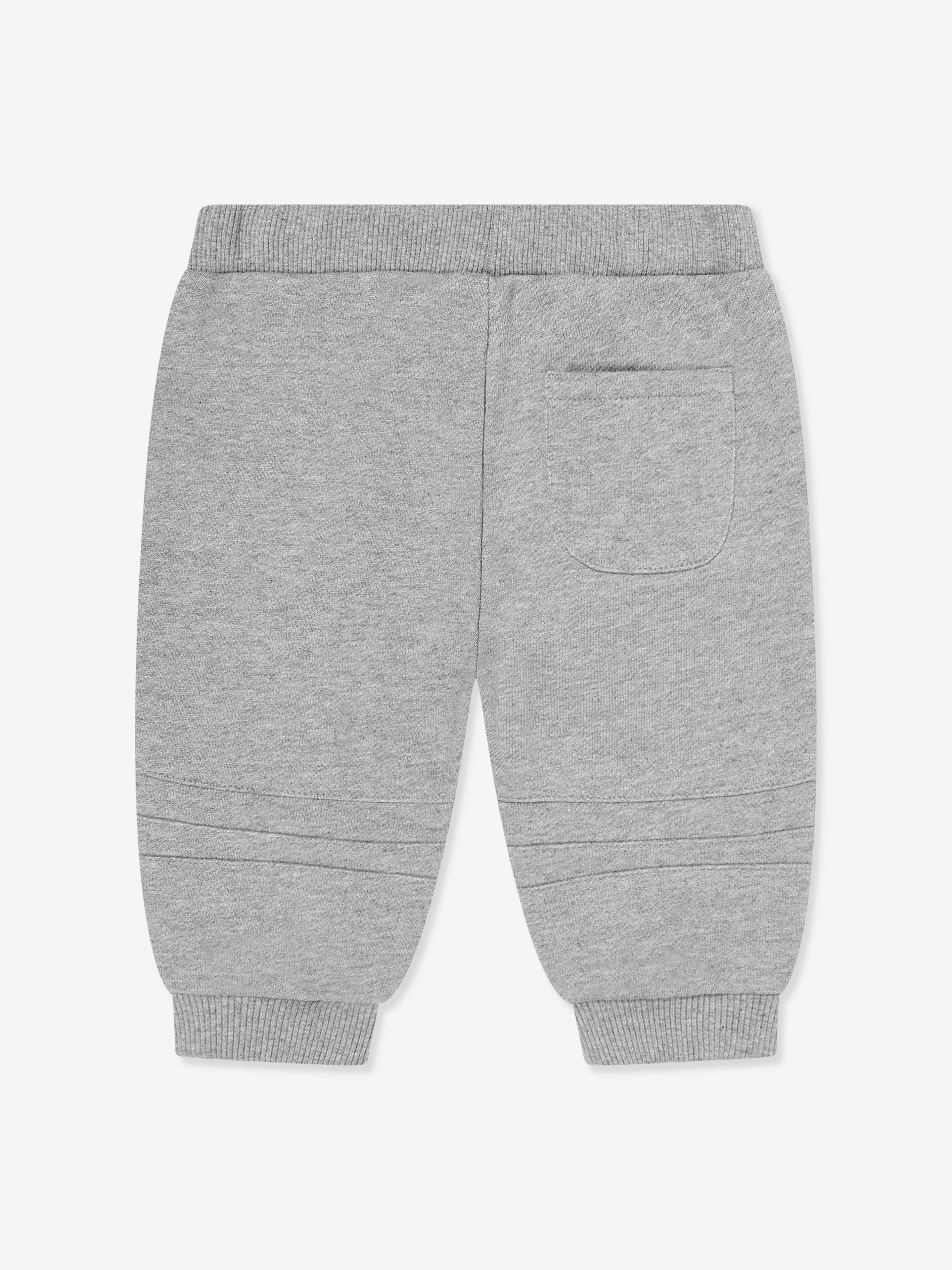 Balmain Baby Boys Logo Joggers in Grey