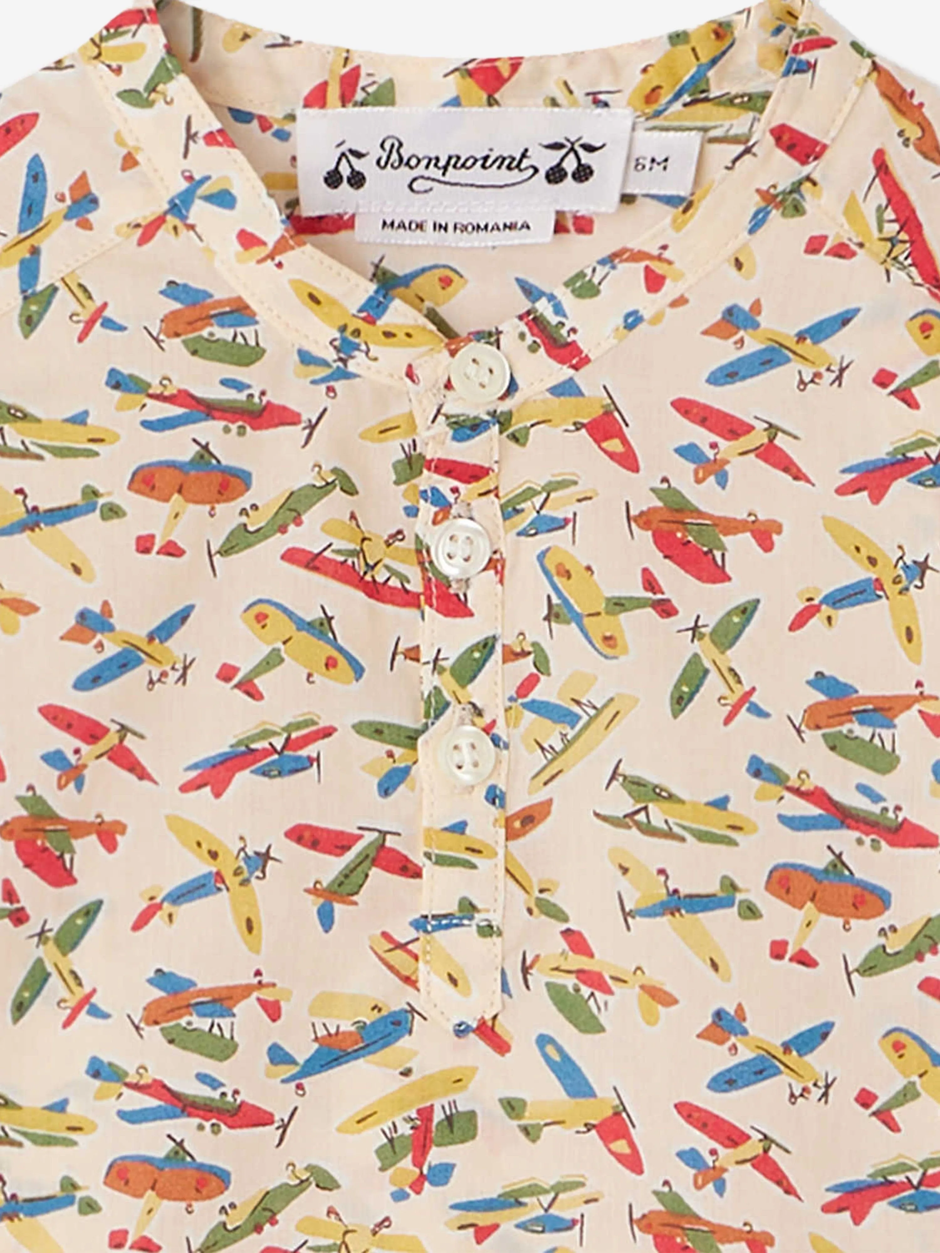 Bonpoint Baby Boys Cesari Shirt in Multicolour
