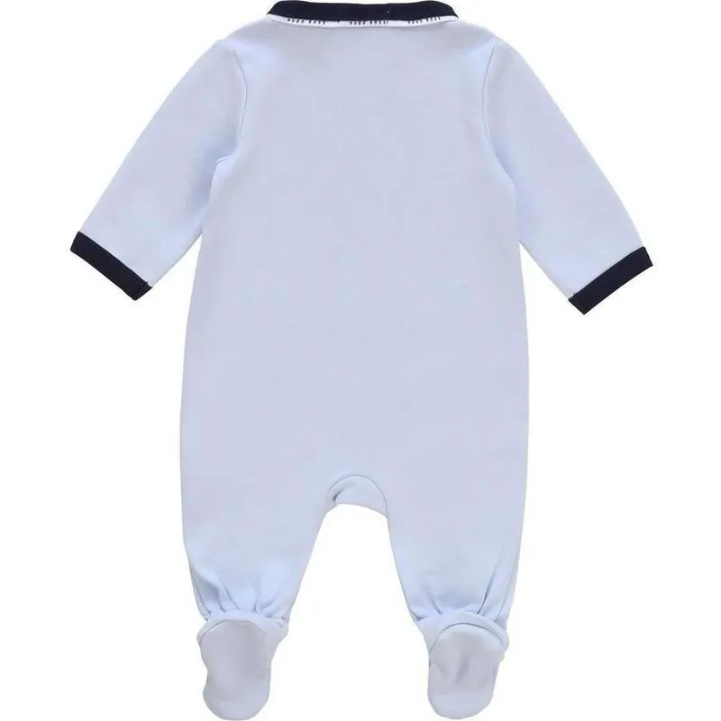 Boys Pale Blue Babygrow