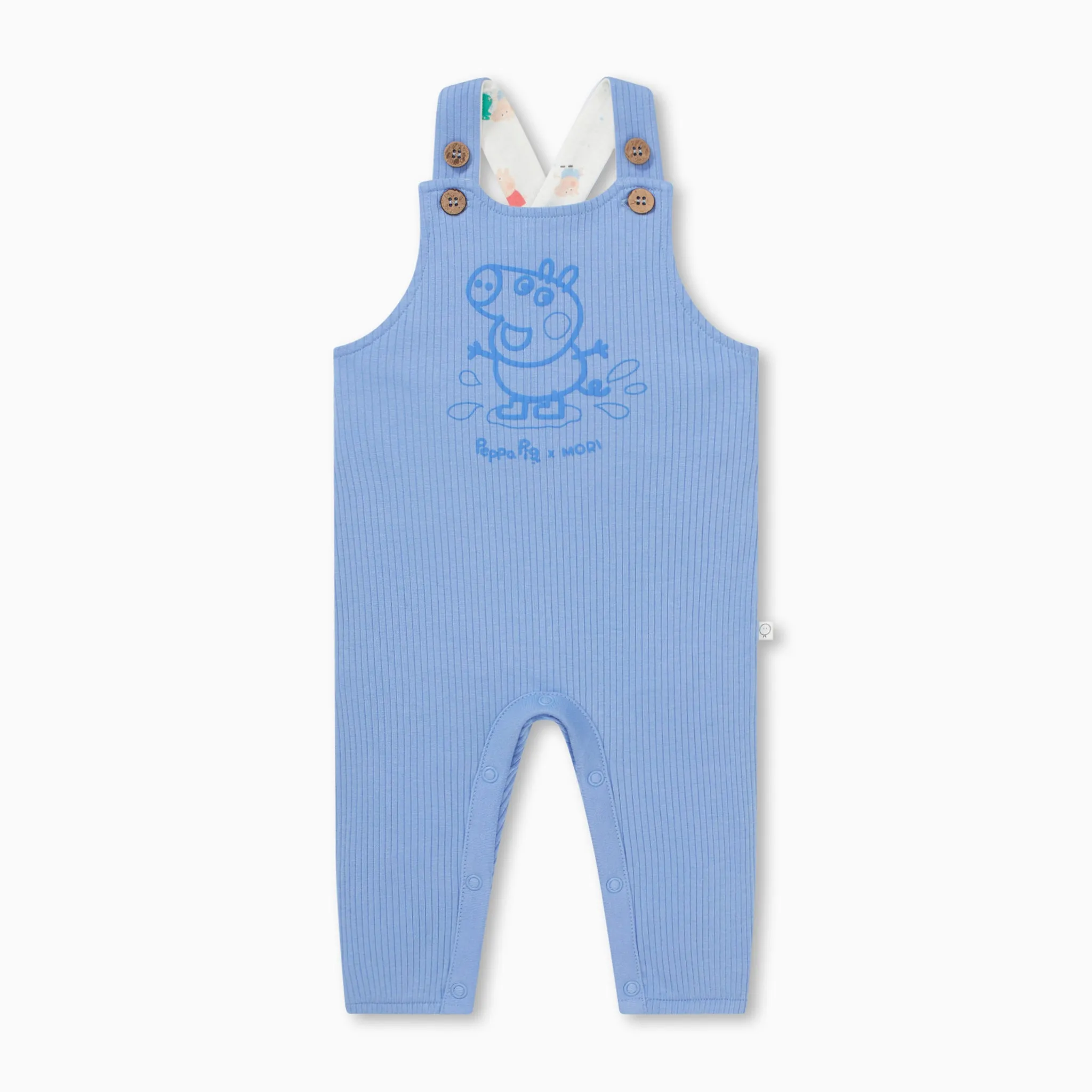 George Pig Ribbed Dungarees