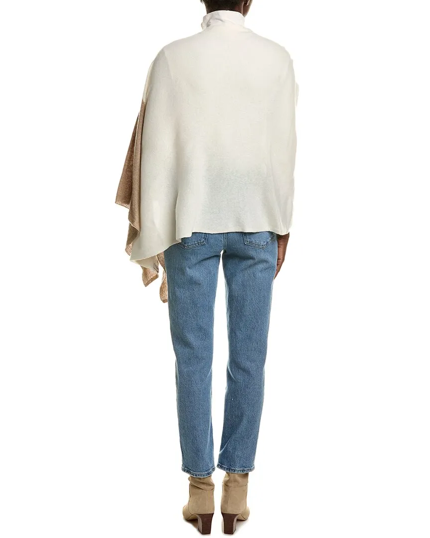 La Fiorentina Two Tone Wool & Cashmere-Blend Wrap