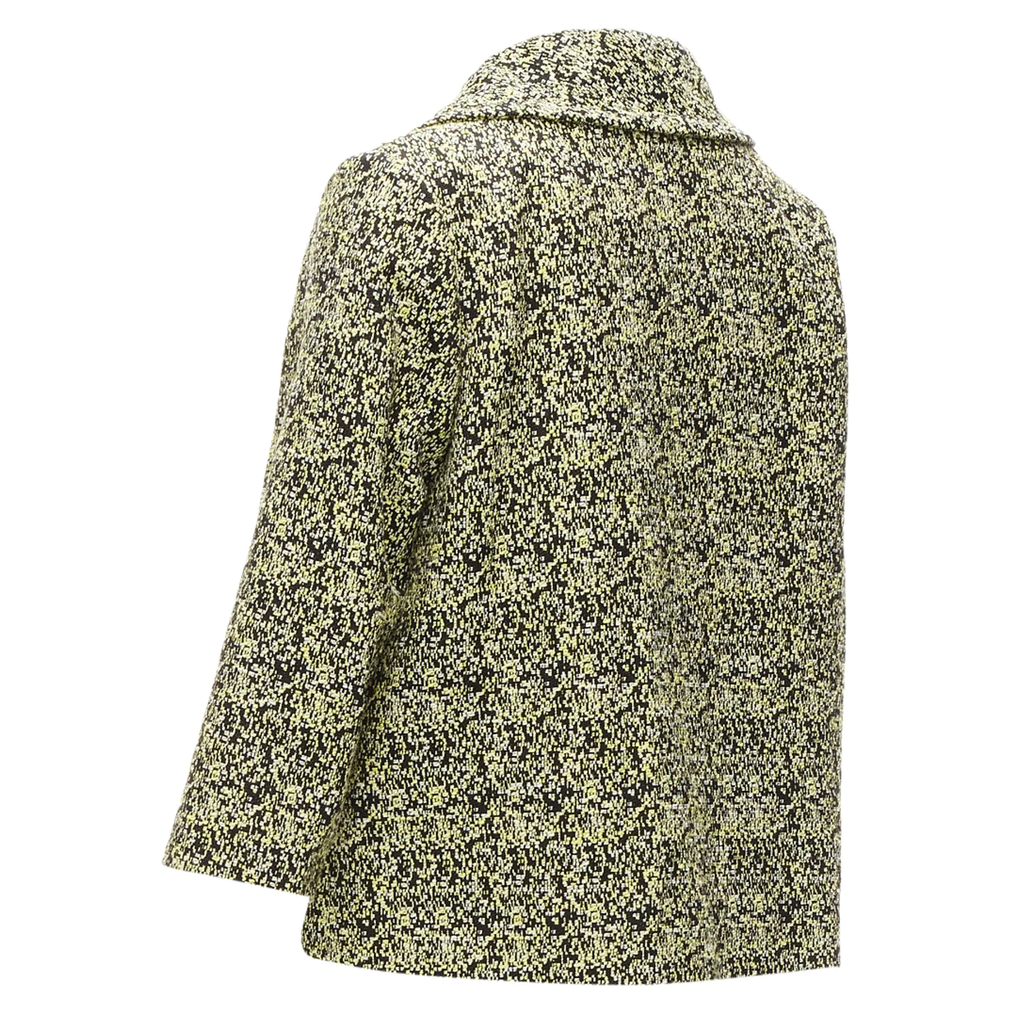 Marni speckle jacquard cotton blend cropped jacket
