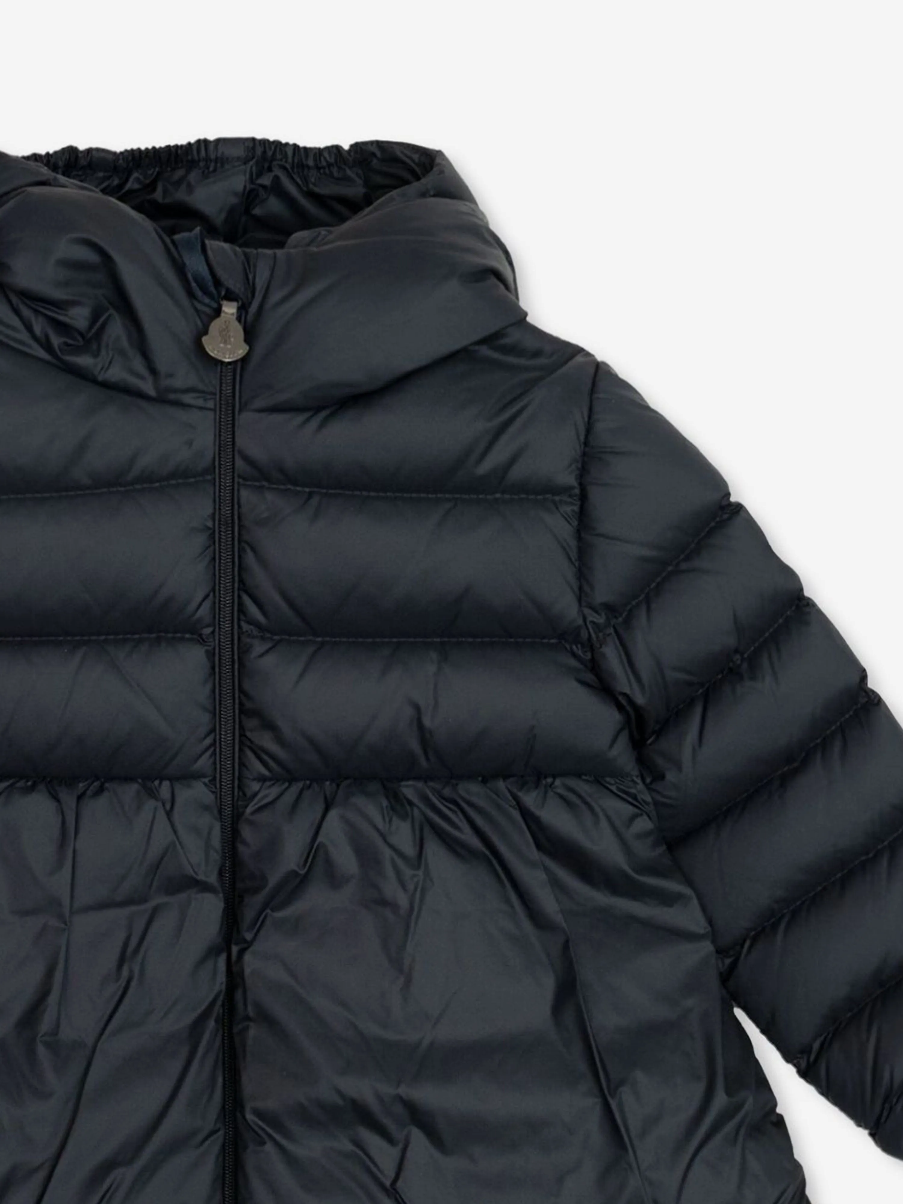 Moncler Enfant Baby Girls Down Padded Odile Jacket in Navy
