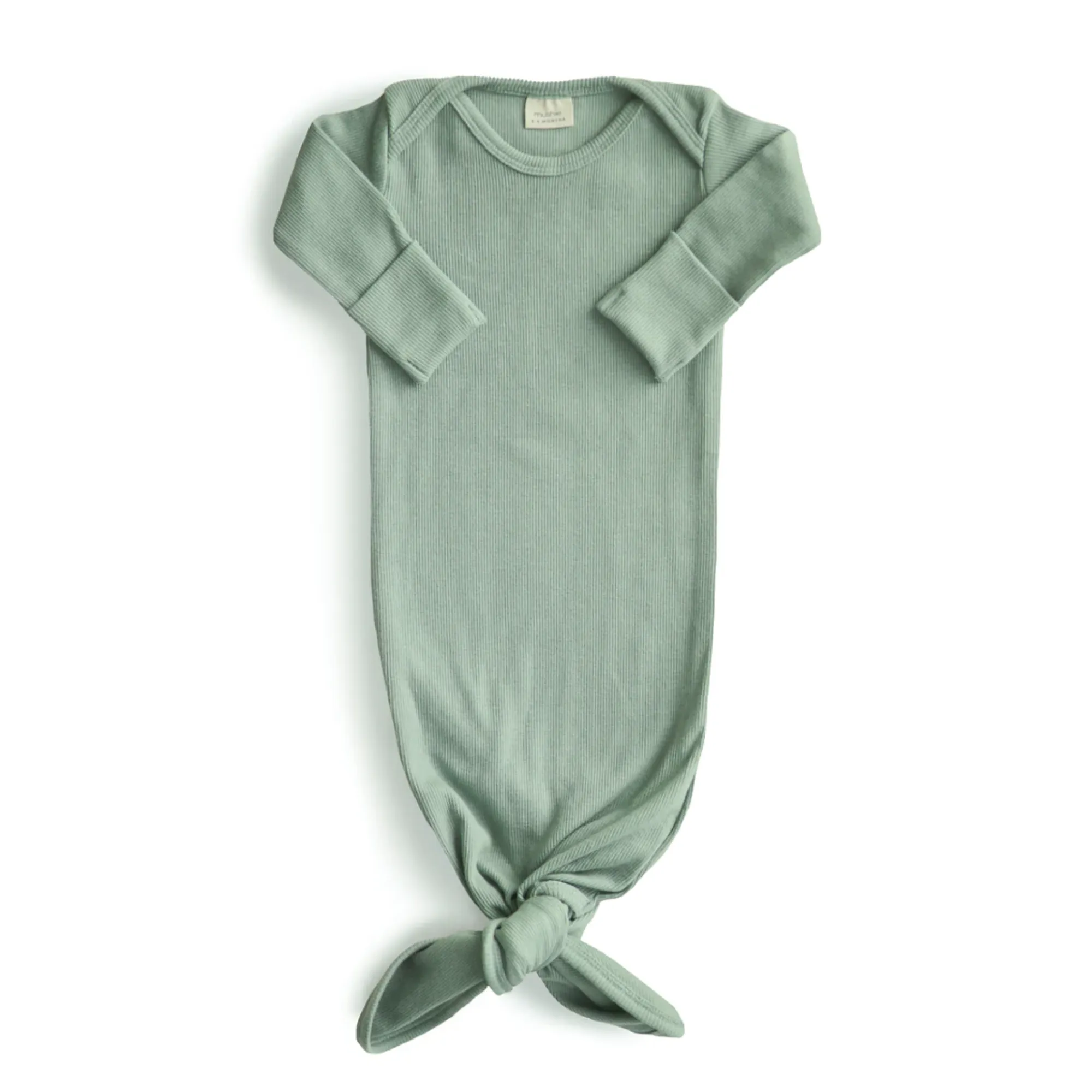 MUSHIE Ribbed Baby Gown