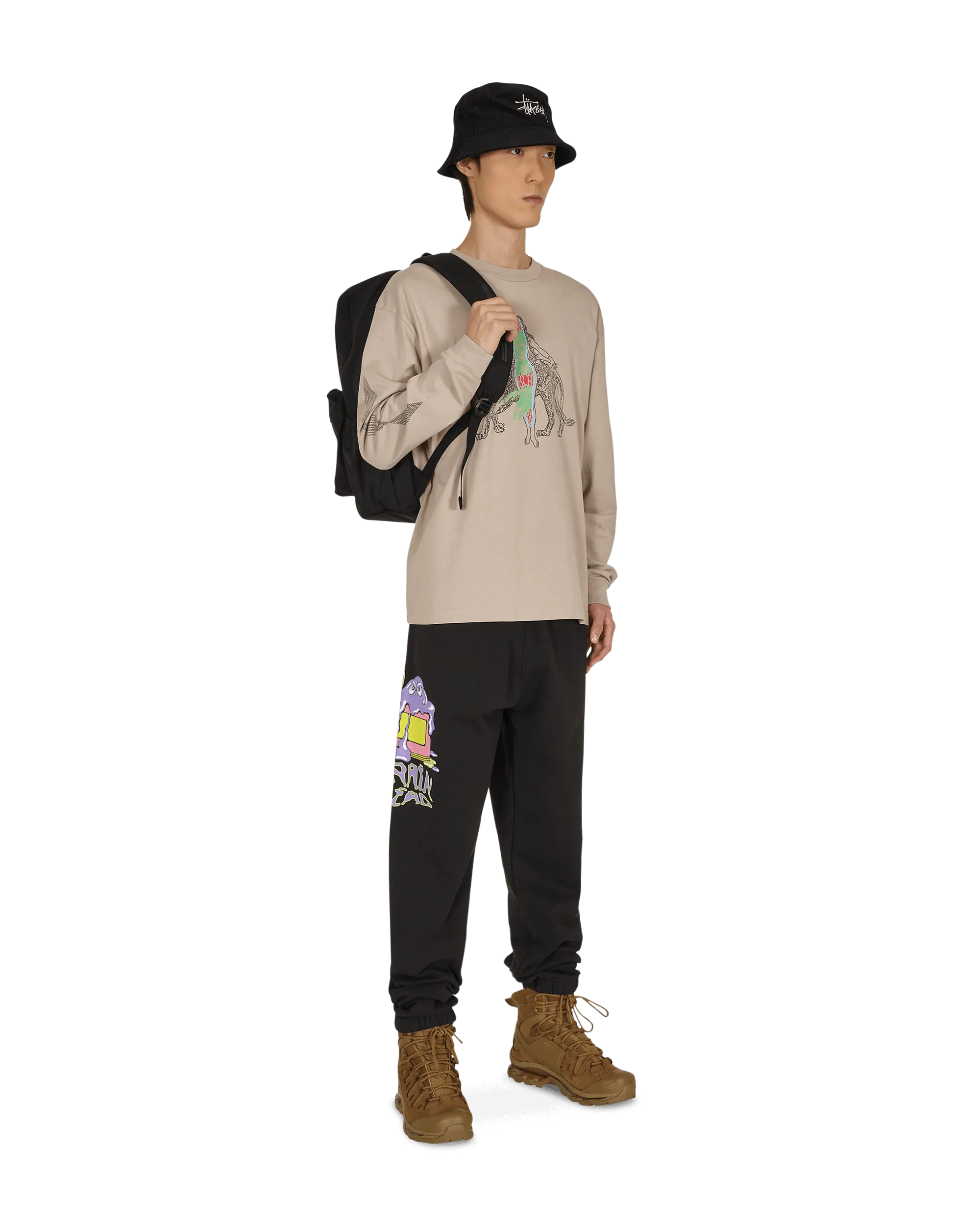 Paintman Sweatpants Black