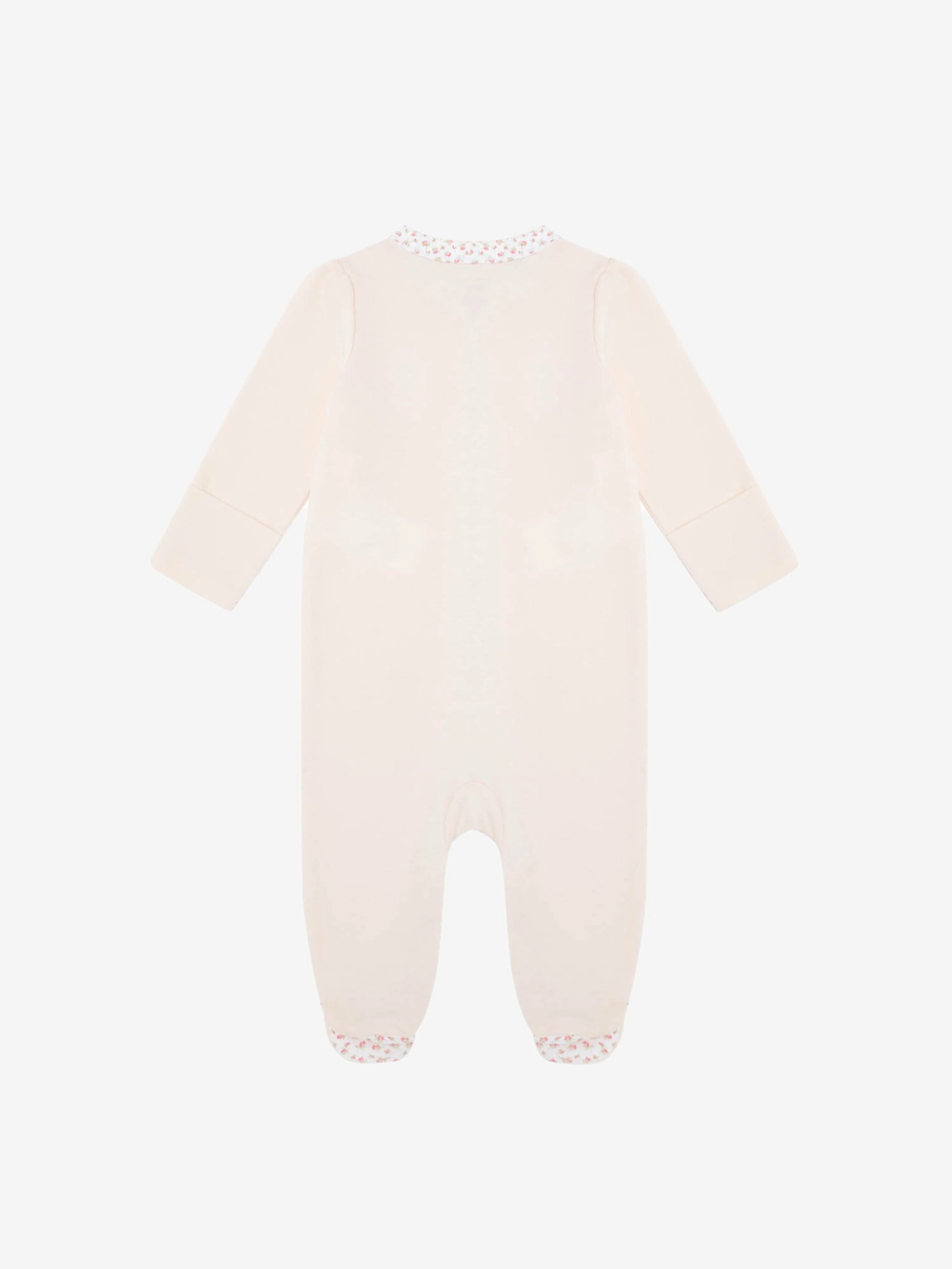 Ralph Lauren Baby Girls Cotton Babygrow in Pink